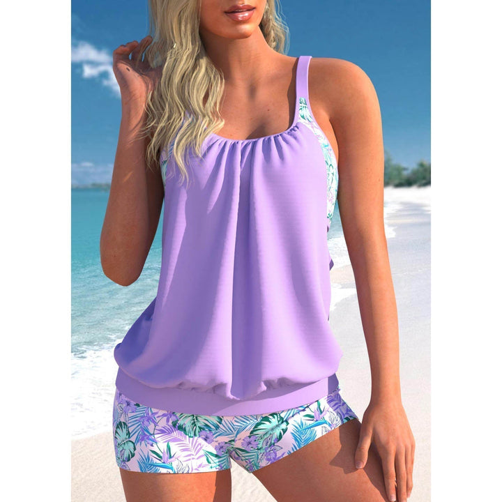 Eveloria Damen Zweiteiliger Tankini Badeanzug