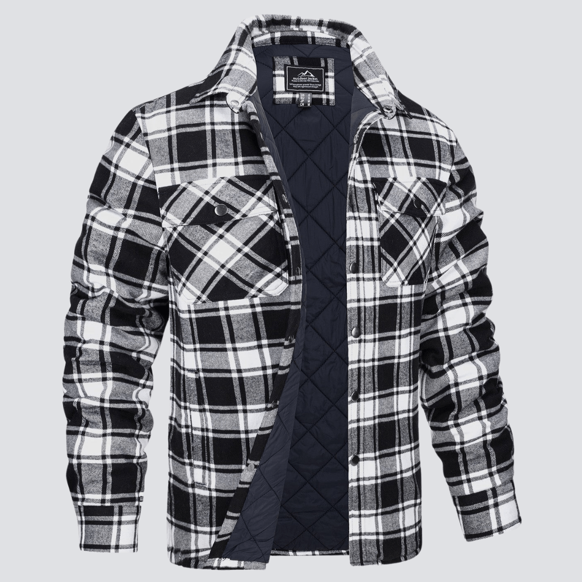Eveloria Herren Flanelljacke Stilvoll