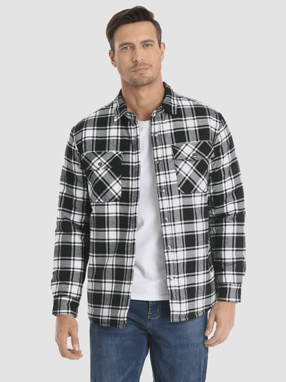 Eveloria Herren Flanelljacke Stilvoll - Eveloria