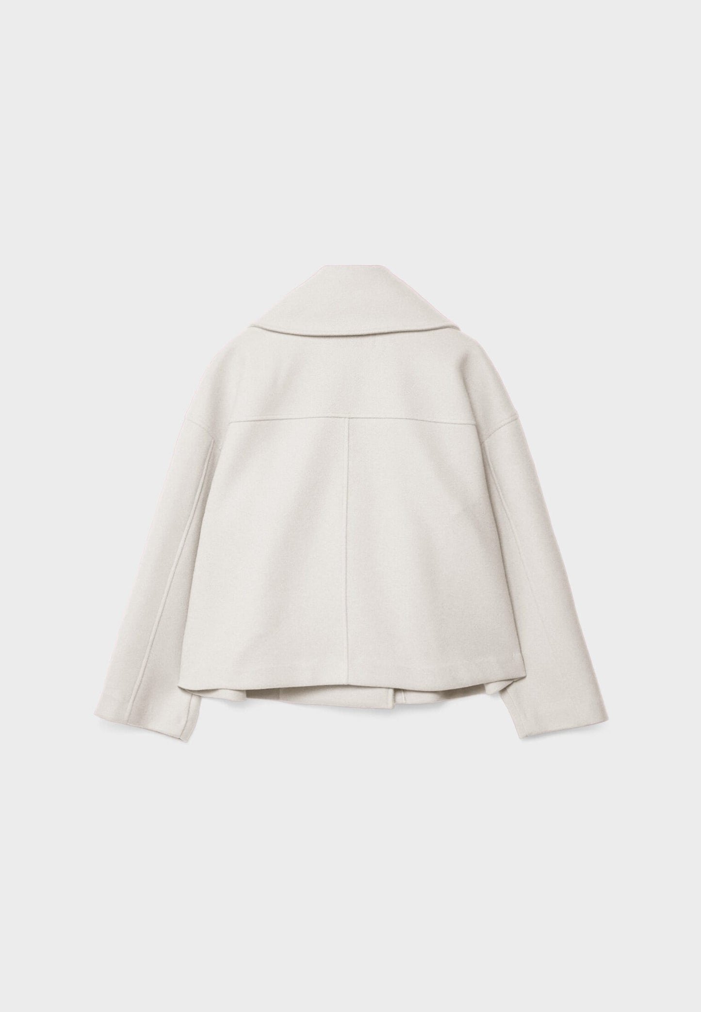Damen Oversize Kurzmantel Herbst Übergang