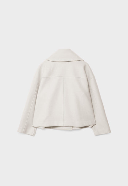 Damen Oversize Kurzmantel Herbst Übergang