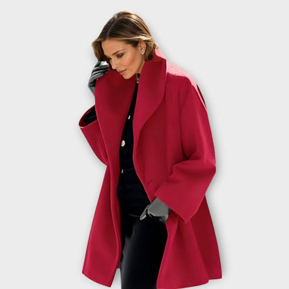 Damen Oversized Wintermantel Modern