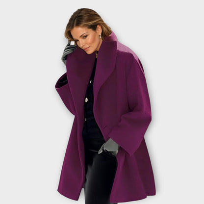 Damen Oversized Wintermantel Modern