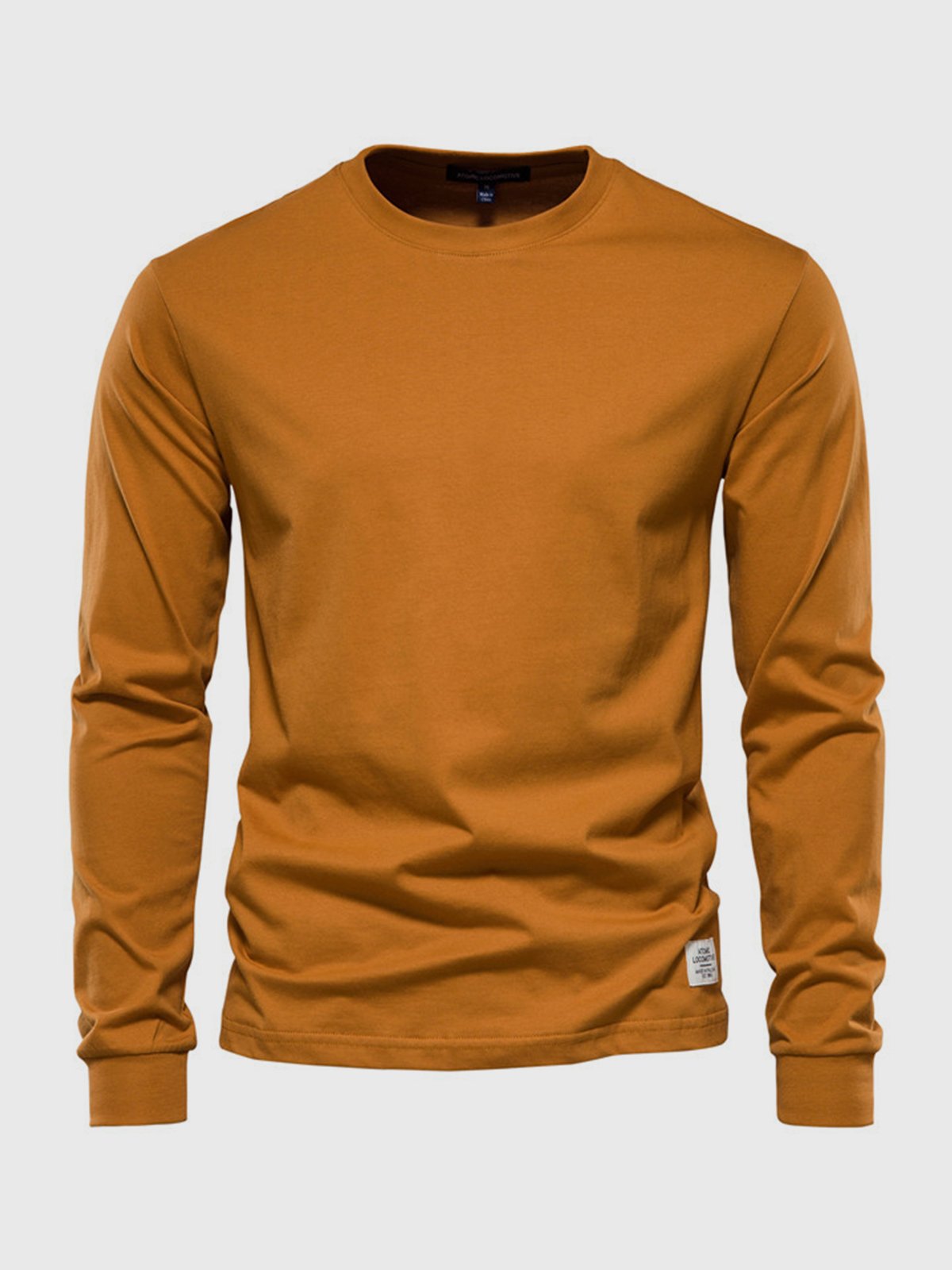 Russell Herren Sweatshirt Rundhals Baumwolle Klassisch