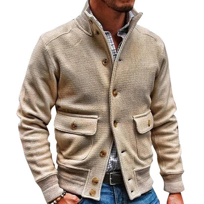 Herren Freizeitjacke Lässig Elegant Zeitlos