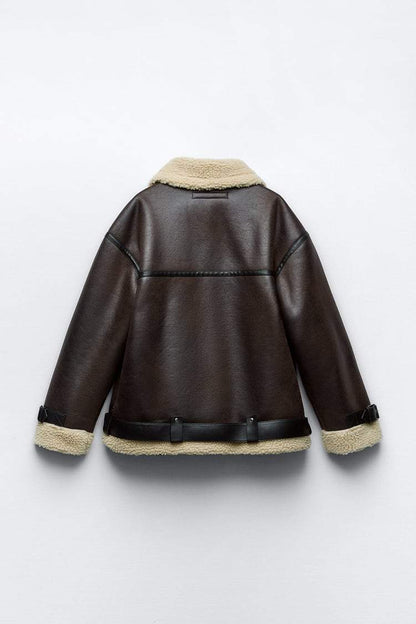 Damen Winterjacke Gefüttert Kurz