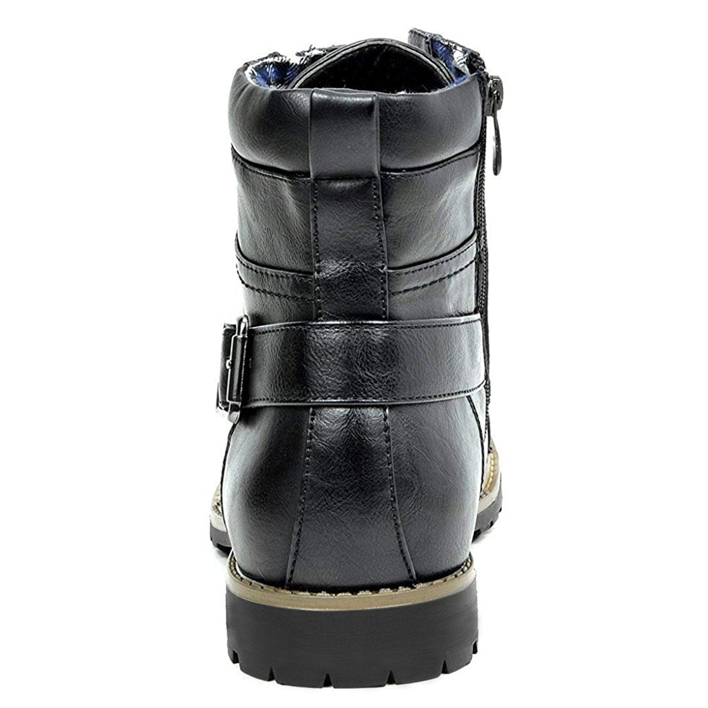 Eveloria Herren Motorradstiefel Leder