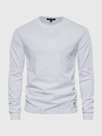 Russell Herren Sweatshirt Rundhals Baumwolle Klassisch