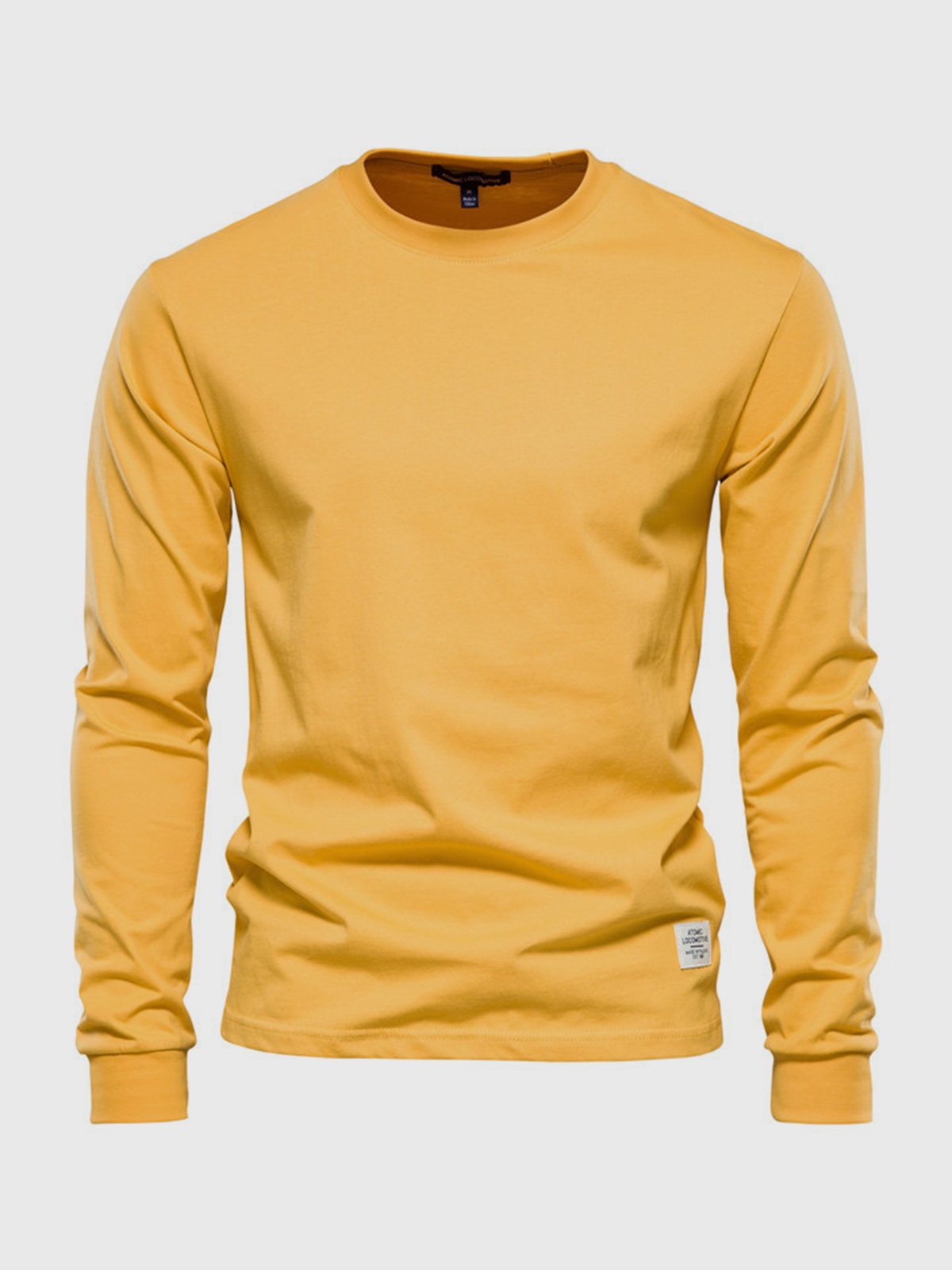 Russell Herren Sweatshirt Rundhals Baumwolle Klassisch