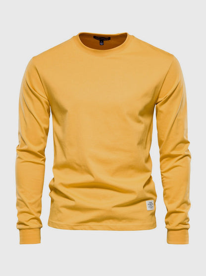 Russell Herren Sweatshirt Rundhals Baumwolle Klassisch