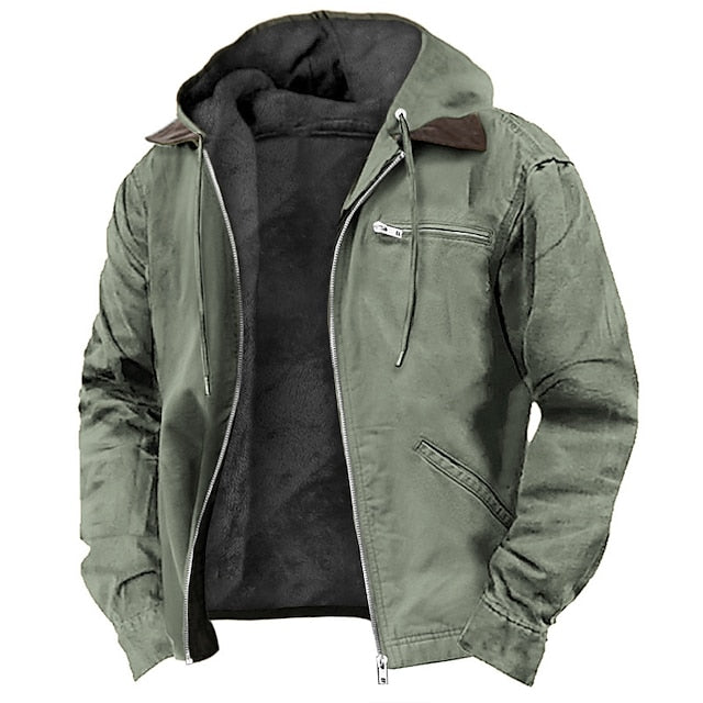 Wasserdichte Winterparka Damen Herren Polyester Jacke Mit Kapuze