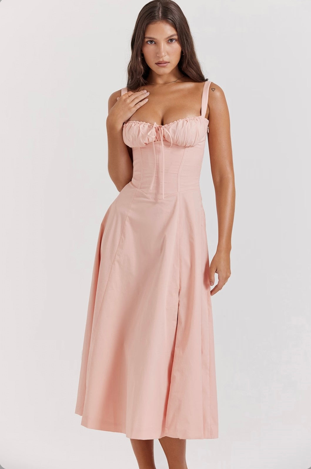 Eveloria Damen Taillenformendes Sommerkleid