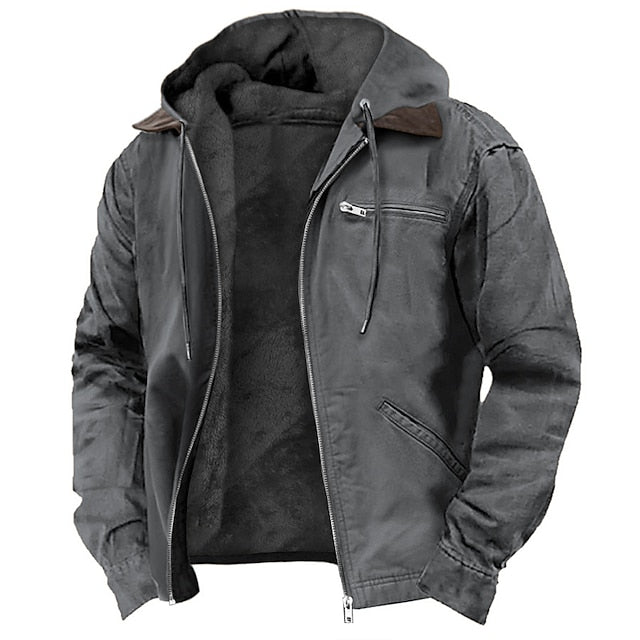 Wasserdichte Winterparka Damen Herren Polyester Jacke Mit Kapuze