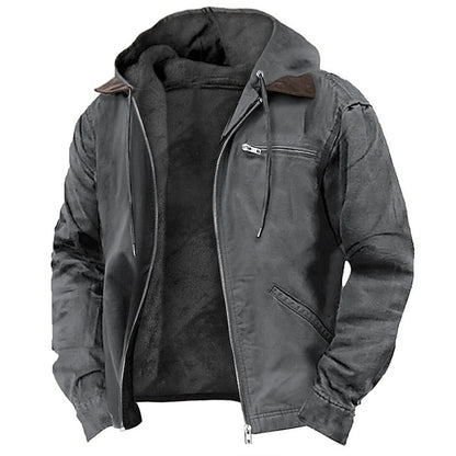 Wasserdichte Winterparka Damen Herren Polyester Jacke Mit Kapuze