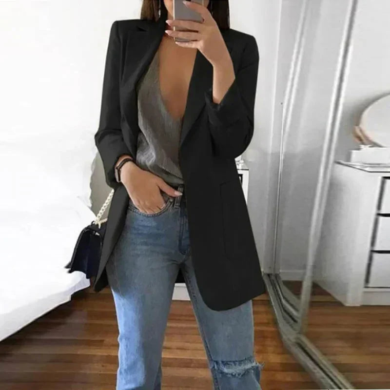 Eveloria Damen Streetwear Blazer Stilvoll