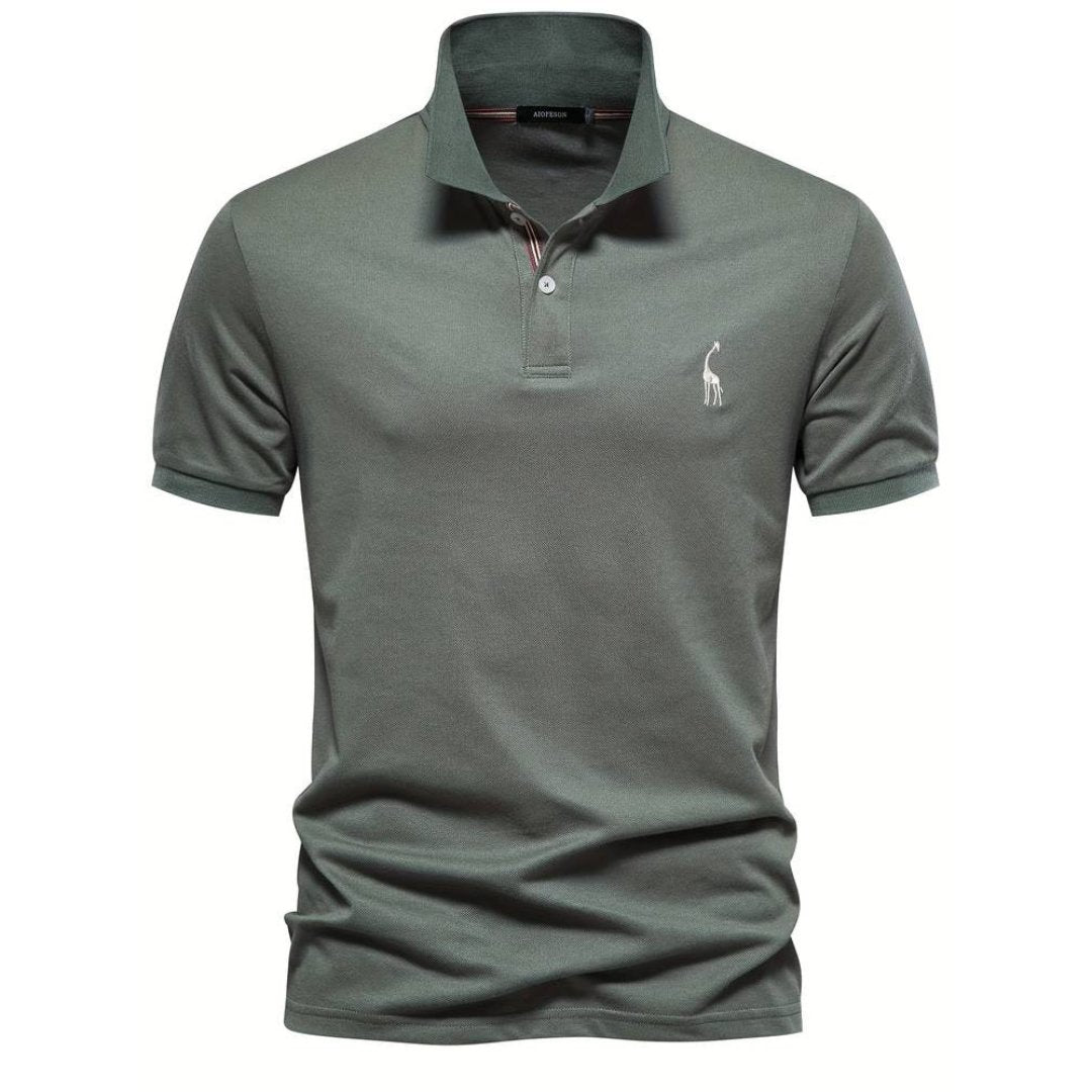 Eveloria Herren Poloshirt Baumwolle Sportlich Lässig Weiß - Eveloria