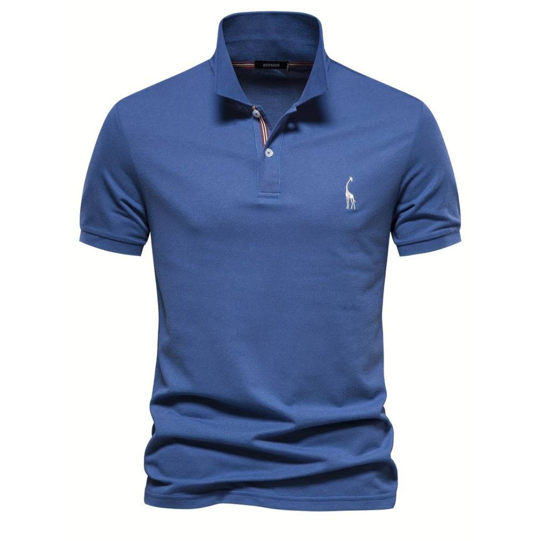 Eveloria Herren Poloshirt Baumwolle Sportlich Lässig Weiß