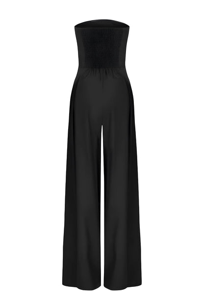 Eveloria Damen Off-Shoulder-Overall Elegant