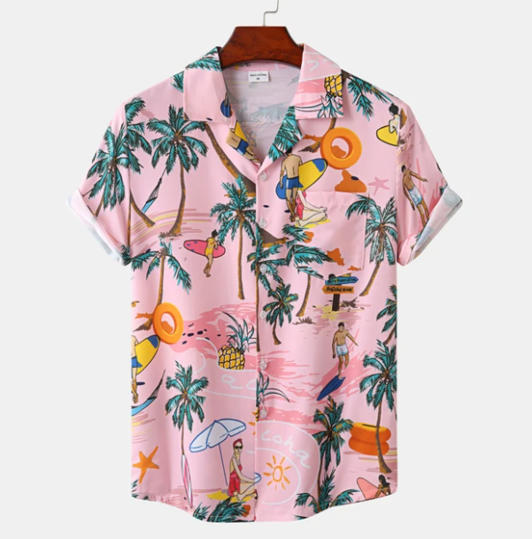 Eveloria Damen Hawaiianisches Hemd