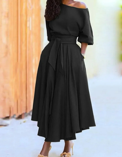 Eveloria Damen Festkleid Elegant Midi