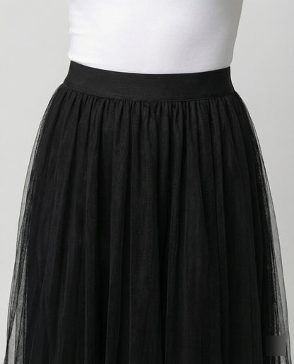 Eveloria Damen Knöchellanger Rock Hohe Taille