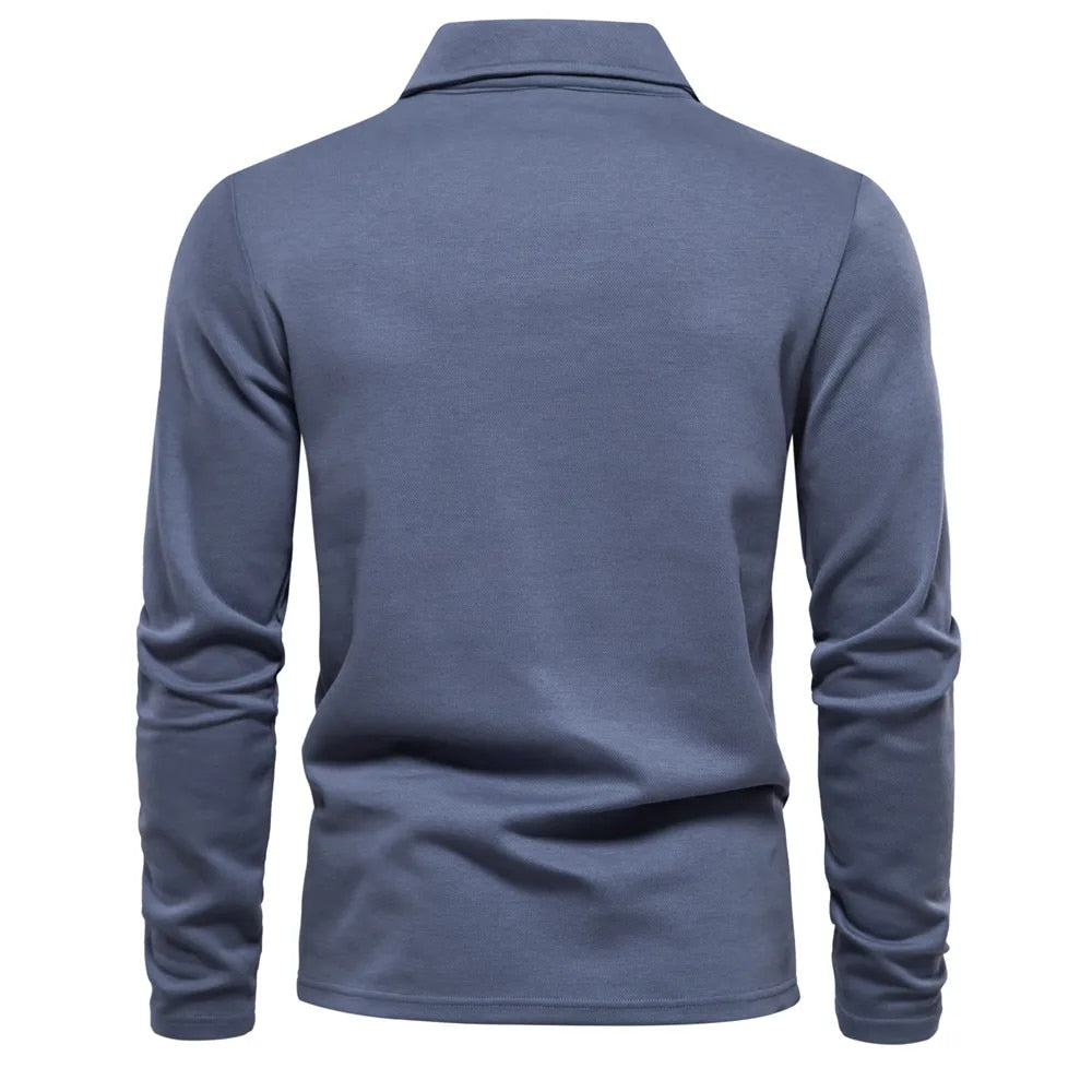 Herren Poloshirt Baumwolle Weiß