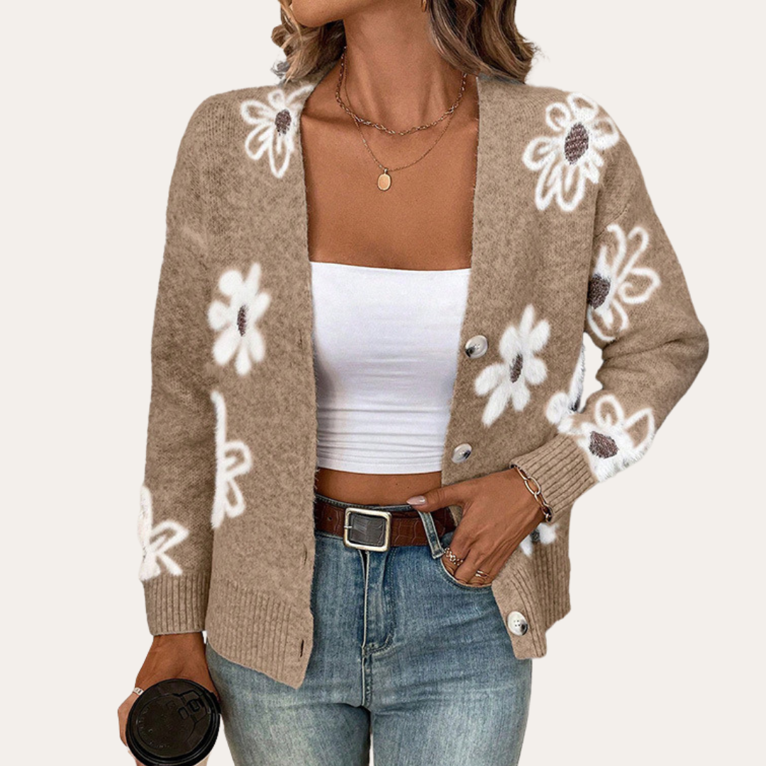 Eveloria Damen Strickcardigan Trendig