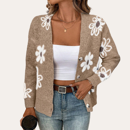 Eveloria Damen Strickcardigan Trendig