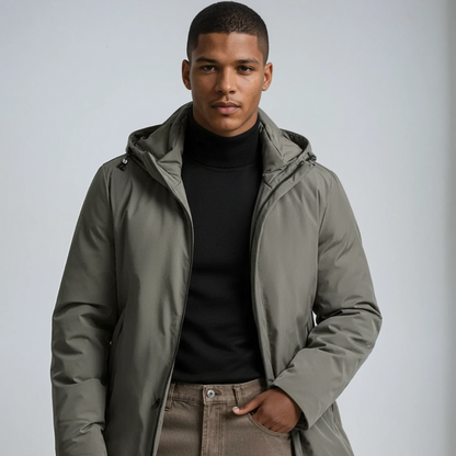 Herren Langarm-Winterjacke - Eveloria