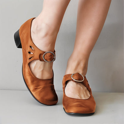 Damen Leder-Sandalen Sommerlicher Komfort