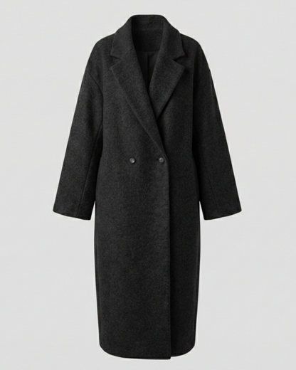 Damen Oversized Wollmantel