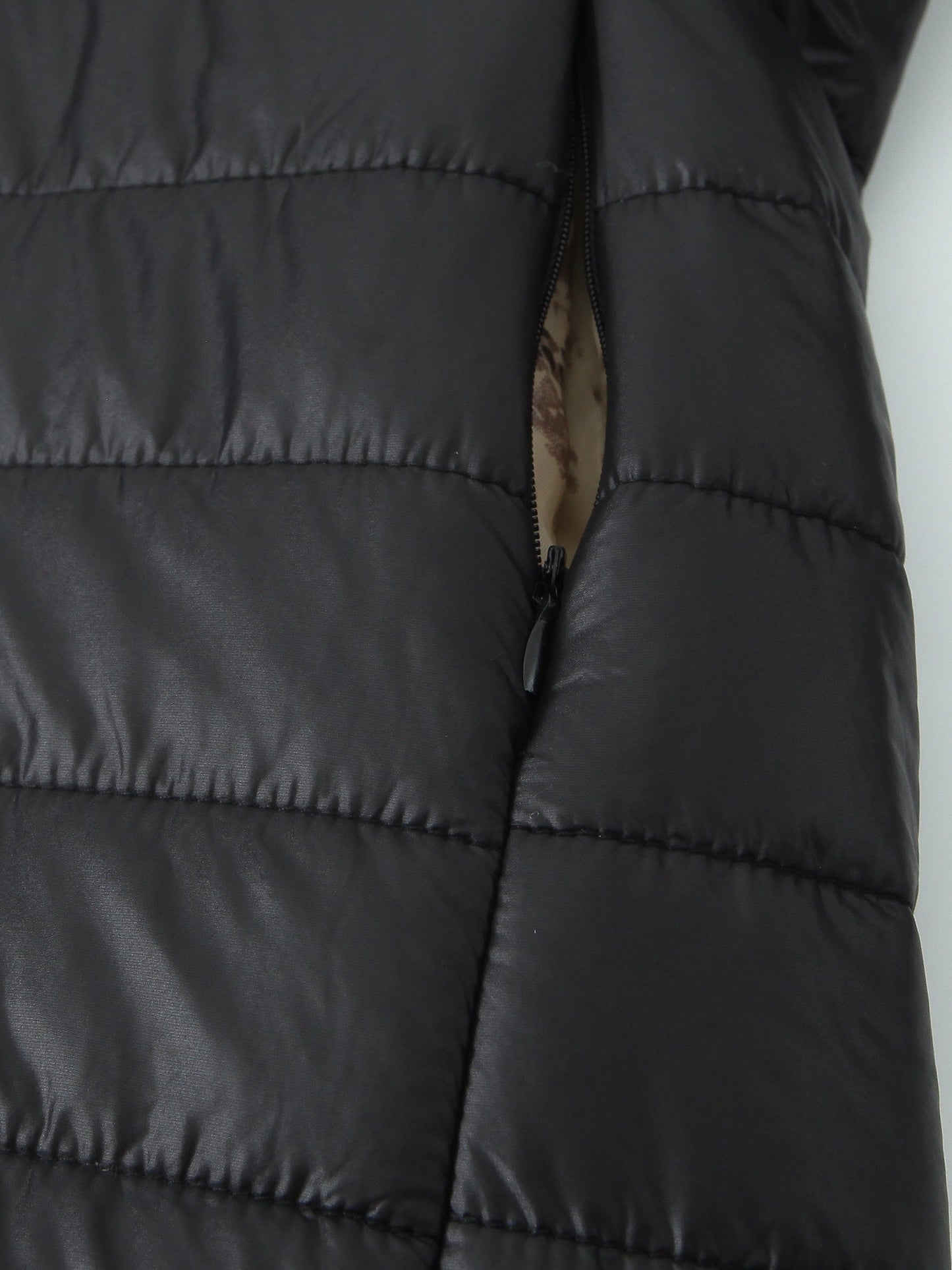 Damen Steppjacke mit Kapuze Warmes Fleece