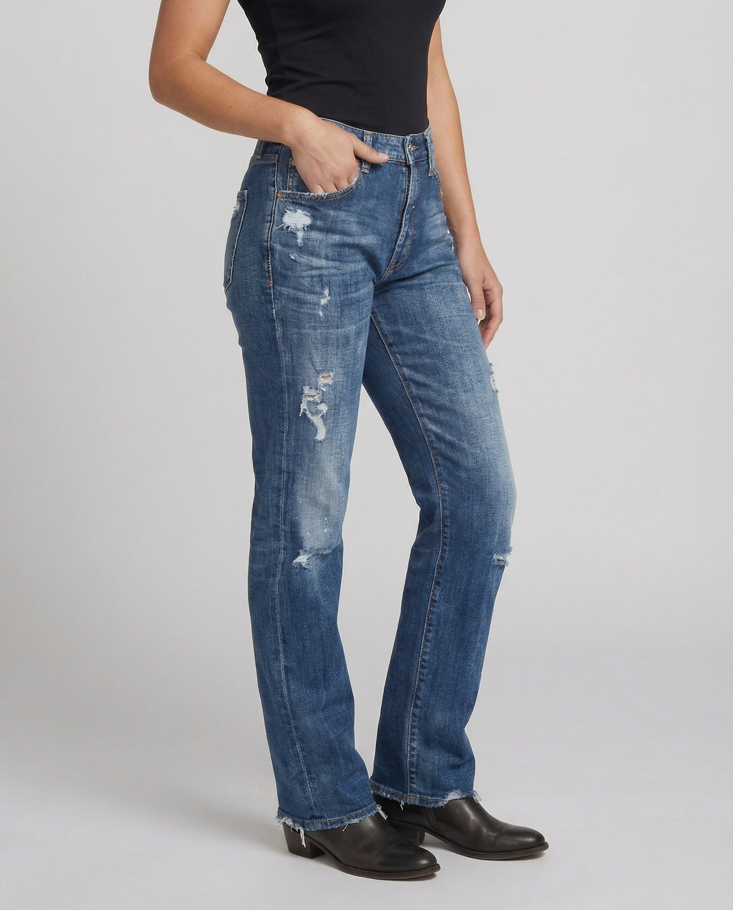 Eveloria Damen Lockere Jeans