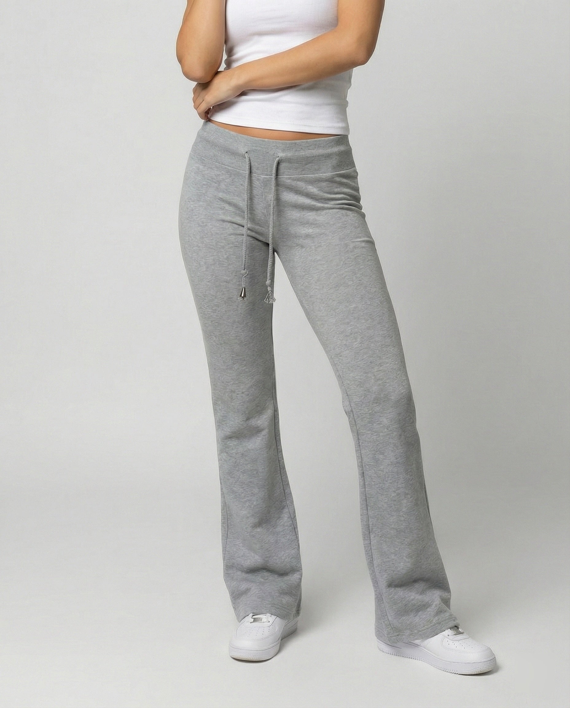 Damen Sweathose Hochtailliert Bequem - Eveloria