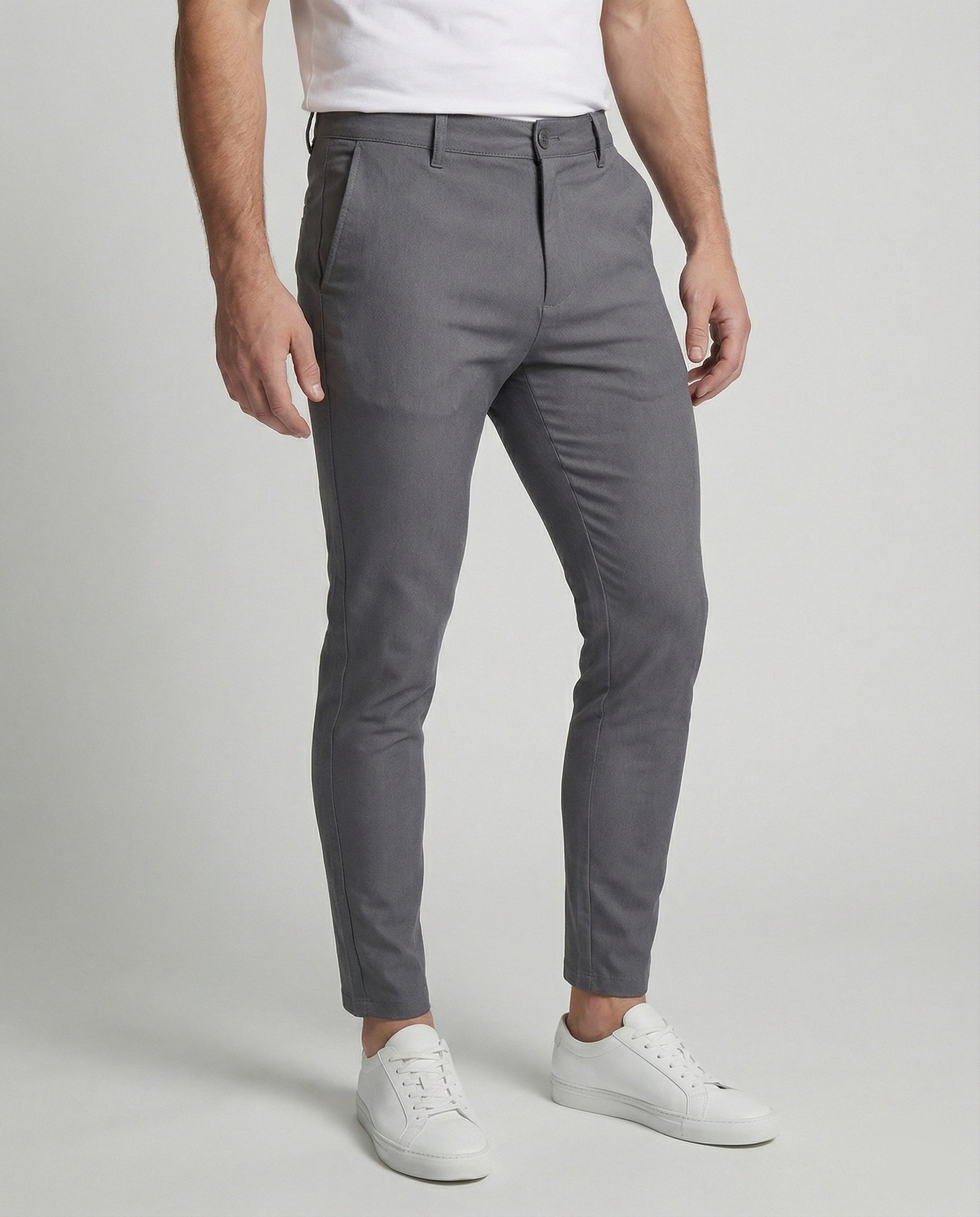 Herren Slimfit Jeans Stretchbaumwolle Schwarz - Eveloria