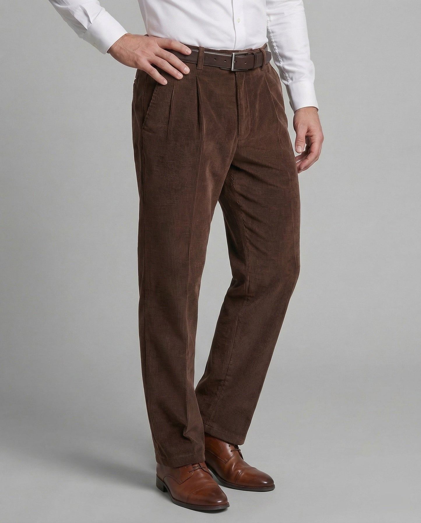 Herren Feincordhose Gürtelschlaufen