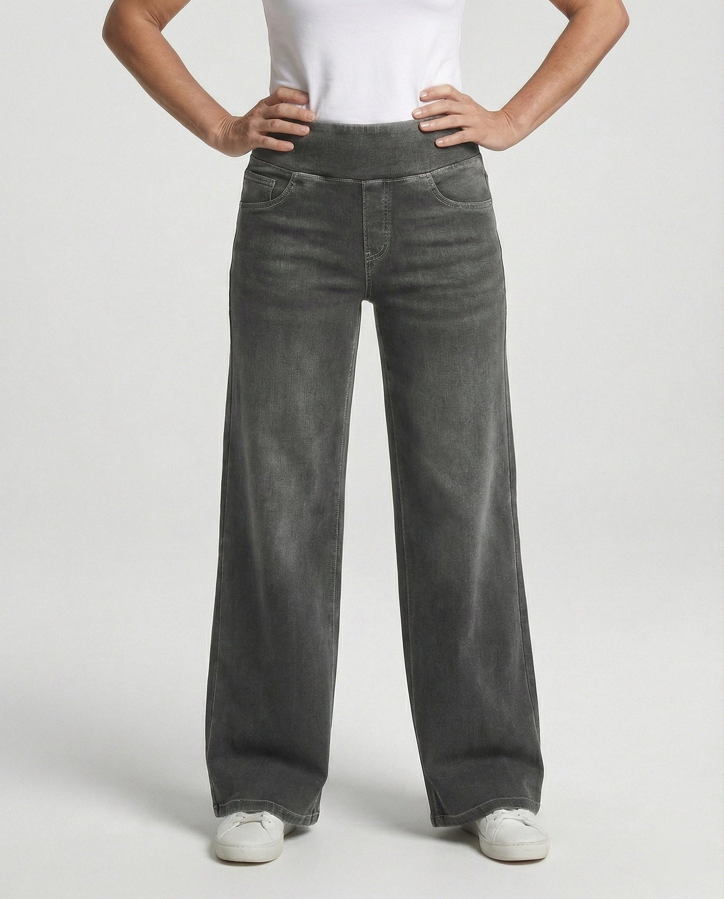 Damen High Waist Flared Jeans