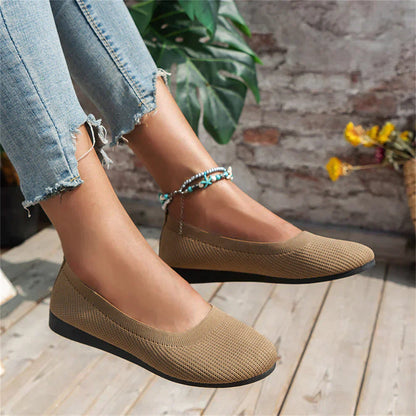 Damen Bequeme Ballerinas Frühling
