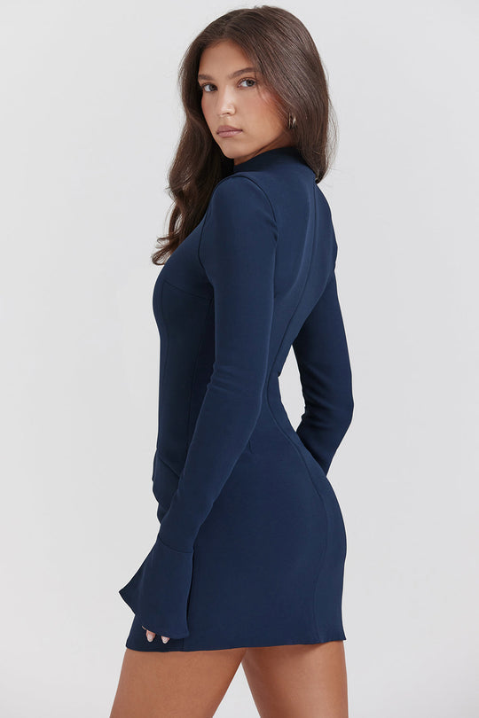 Eveloria Damen Minikleid Glockenärmel - Eveloria
