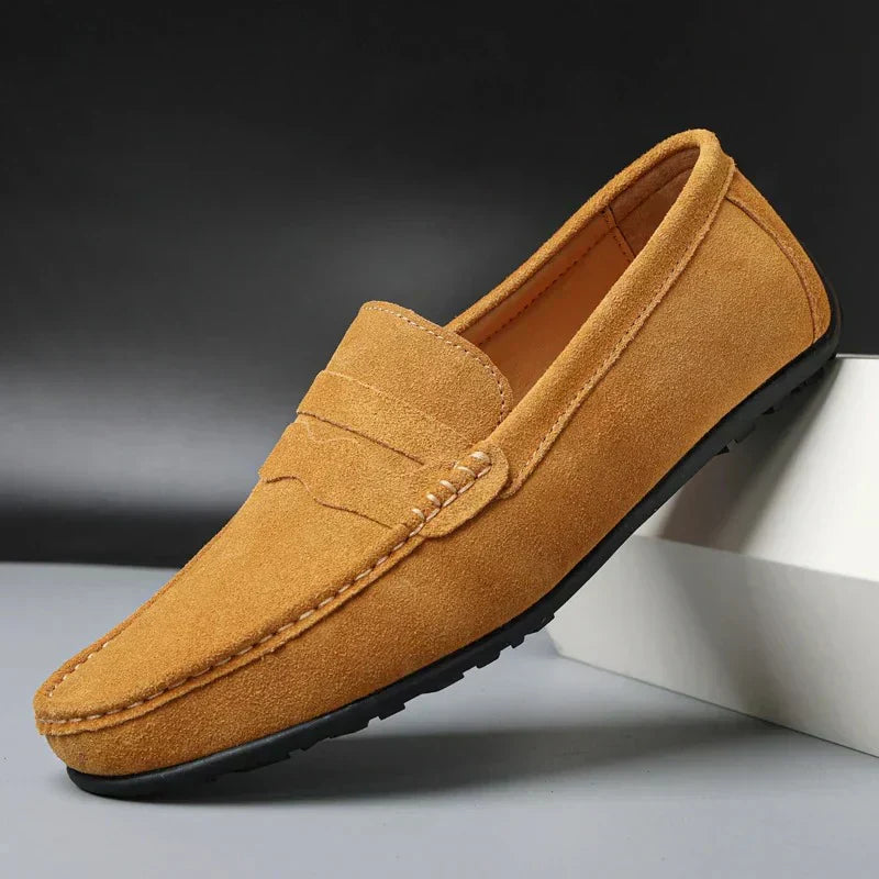 Herren Mokassins Klassisches Lederdesign Bequem