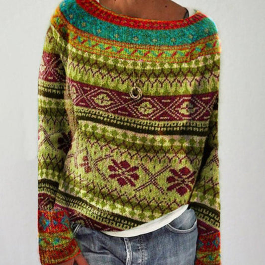 Damen Grobstrick Pullover Winter - Eveloria