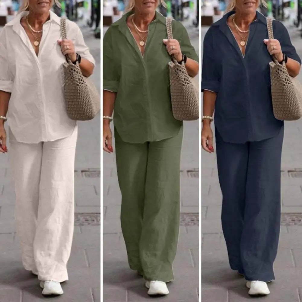 Eveloria Damen Baumwoll Set Lässig - Eveloria
