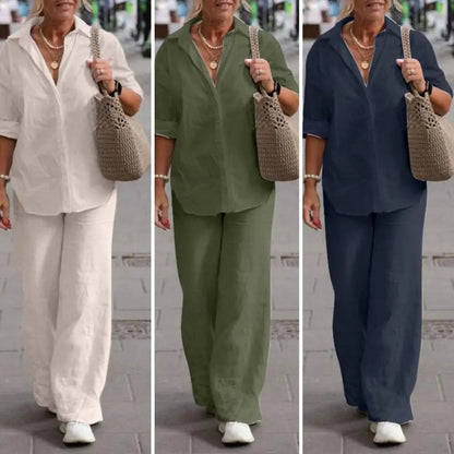 Eveloria Damen Baumwoll Set Lässig - Eveloria