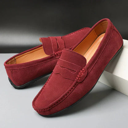 Herren Mokassins Klassisches Lederdesign Bequem