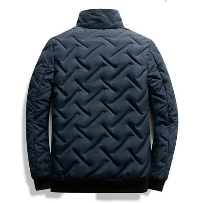 Eveloria Herren Winterjacke Wattierte Schwarz - Eveloria