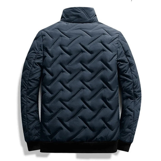 Eveloria Herren Winterjacke Wattierte Schwarz - Eveloria