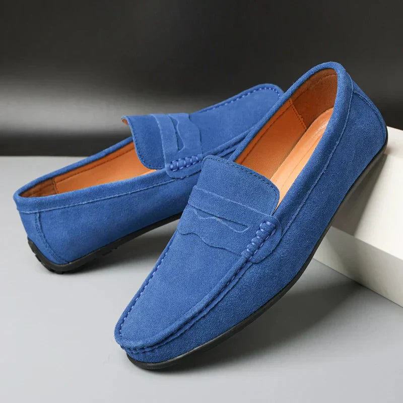 Herren Mokassins Klassisches Lederdesign Bequem