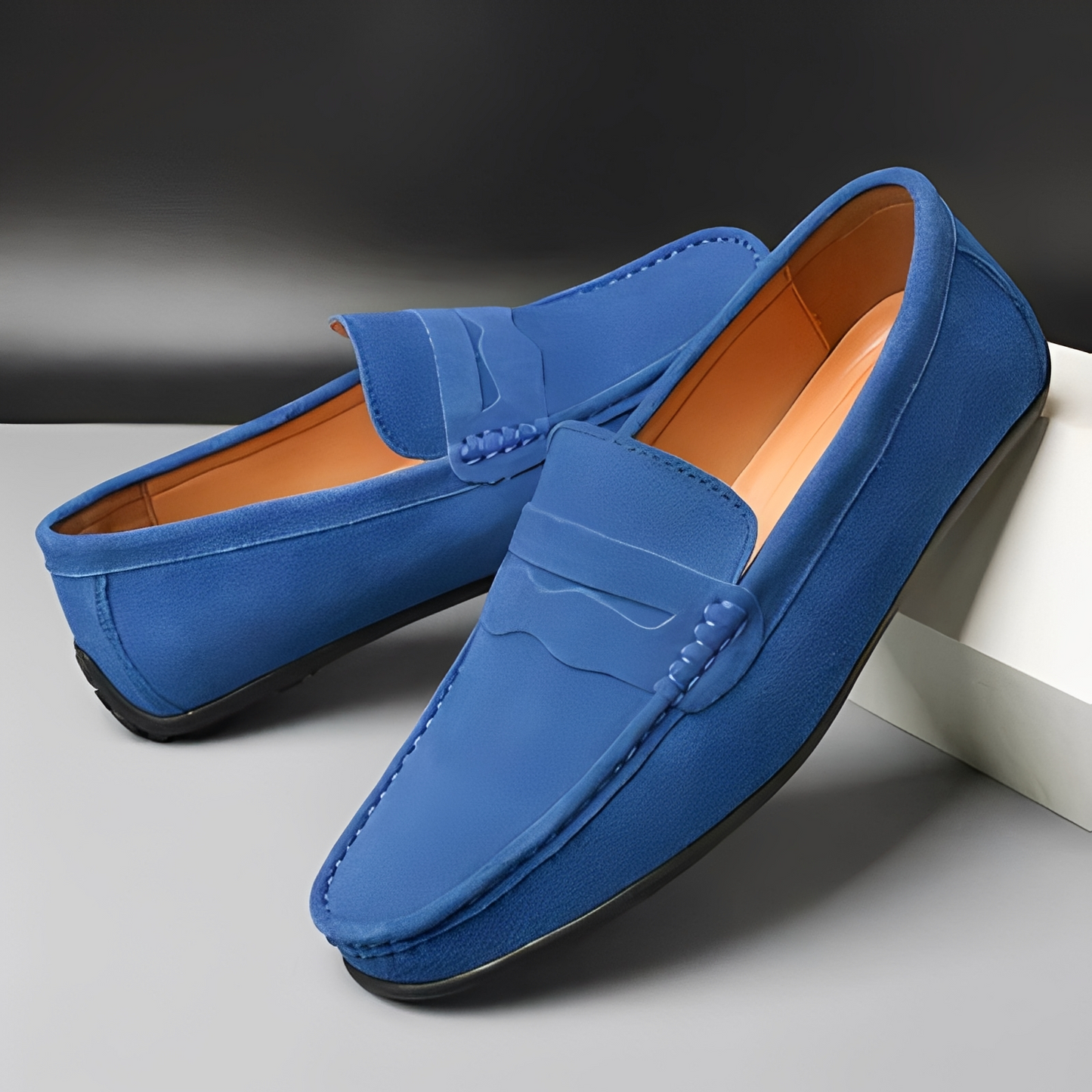 Herren Loafer Elegante Slipper Leder