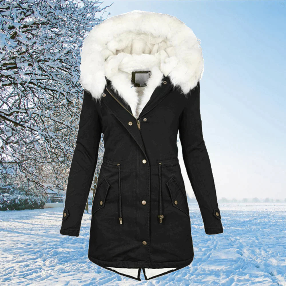 Damen Winterparka gefüttert Warm Stylisch - Eveloria