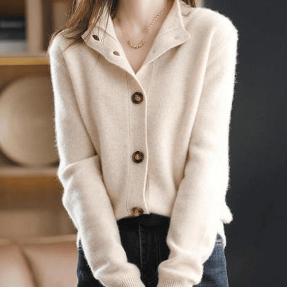 Damen Leichte Strickjacke Casual-Stil